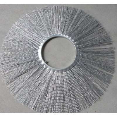 Spring Stainless Steel Wire Wafer Brush for Road Sweeper